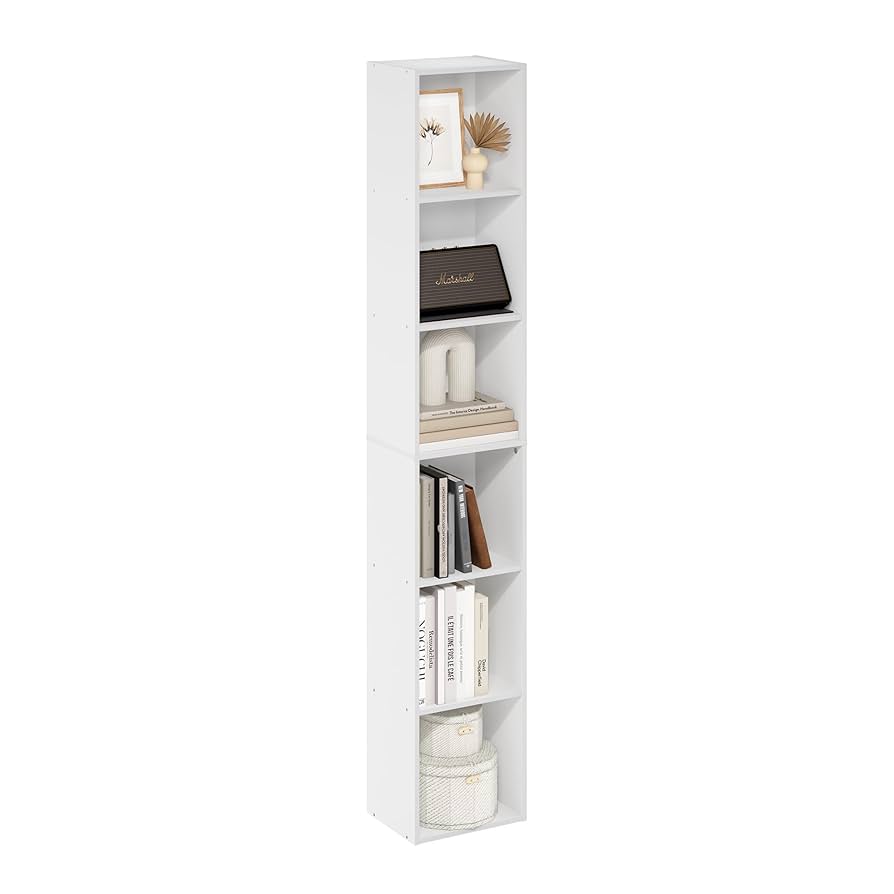 小物 noroll 24FW GROVE Amazon.com: Furinno Luder 6-Tier Open Shelf Bookcase, White